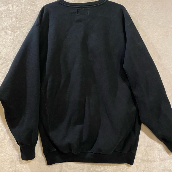 Corvette Sweatshirt Men’s XXL Black Crewn Pullover Embroidered Chevrolet Vintage - Picture 2 of 5